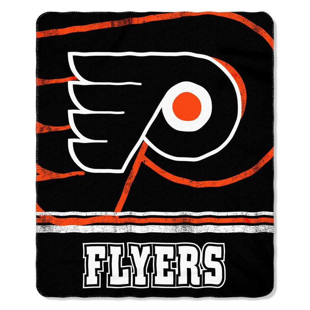 Philadelphia Flyers NHL Hockey 50" x 60" Fade Away Fleece Blanket - Dynasty Sports & Framing 