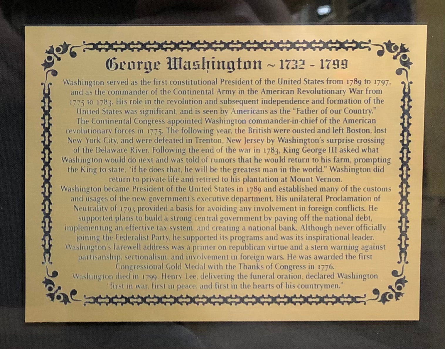 George Washington Signed Presidential Revolutionary War 1783 Discharged Document - Dynasty Sports & Framing 