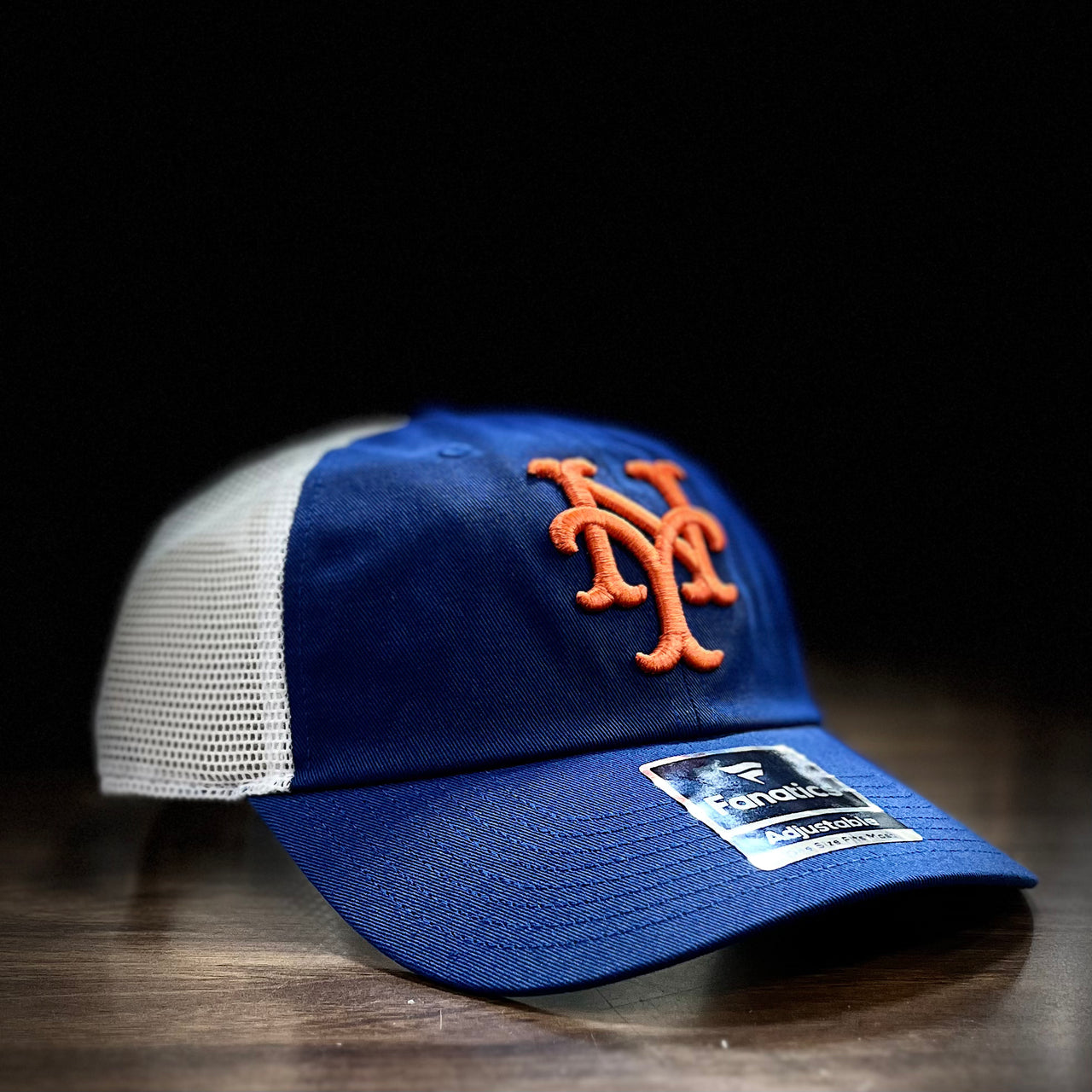 New York Mets Cooperstown Collection Core Trucker Snapback Hat - Royal/White - Dynasty Sports & Framing 