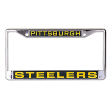Pittsburgh Steelers NFL Football Chrome License Plate Frame - Dynasty Sports & Framing 