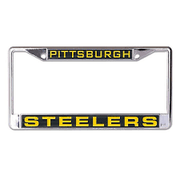Pittsburgh Steelers NFL Football Chrome License Plate Frame - Dynasty Sports & Framing 