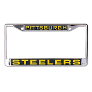 Pittsburgh Steelers NFL Football Chrome License Plate Frame - Dynasty Sports & Framing 