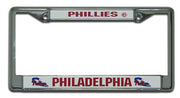 Philadelphia Phillies MLB Baseball Chrome License Plate Frame - Dynasty Sports & Framing 