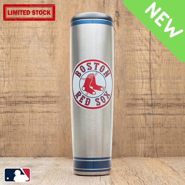 Boston Red Sox Metal Baseball Bat Dugout Travel Mug - Dynasty Sports & Framing 