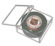 Hockey Puck Pro Mold Acrylic Display Case | 2 Pack - Dynasty Sports & Framing 